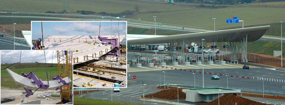 法國巴黎拼裝收費站